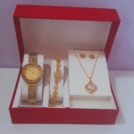 Vintage Gold Jewelry Set for Women