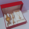 Vintage Gold Jewelry Set for Women