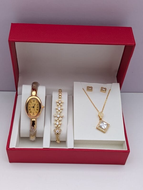 Celeste Glow Ladies 3-in-1 Jewelry Set – Premium Gift Box Included